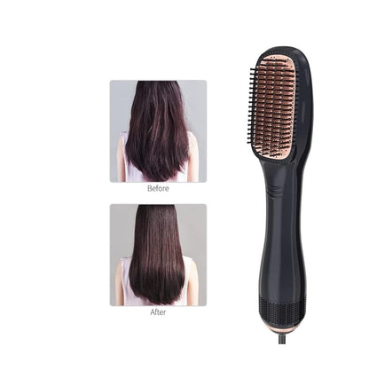 2-in-1 styling hair dryer brush