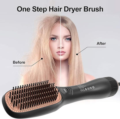 2-in-1 styling hair dryer brush