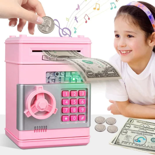 Piggy Bank for Boys, Electronic Piggy Banks Password Money Saving Box Gifts for 11 Year Old Boy Money Bank Toy Birthday Gifts for Boys Girls Kids Safe Cash Coin Can