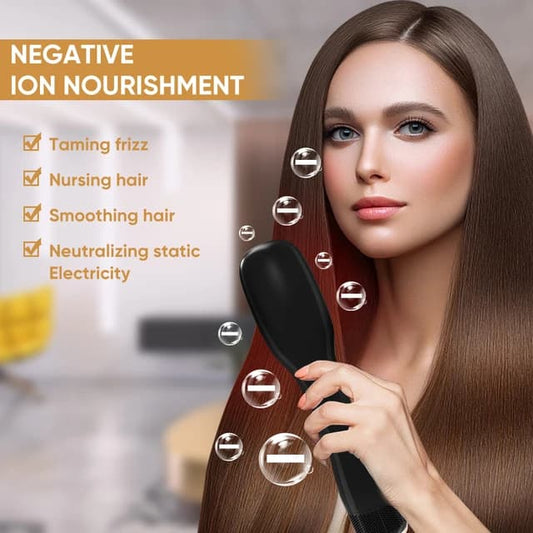 2-in-1 styling hair dryer brush