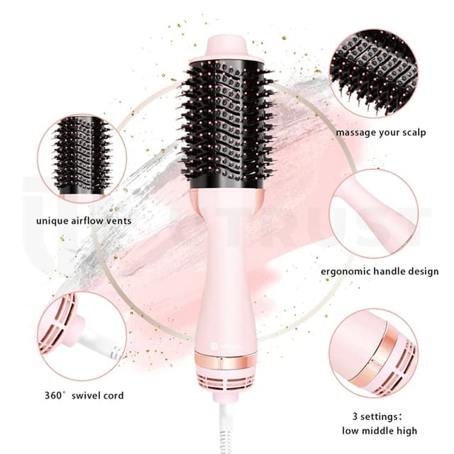 Smooth Charm Hot Air Hair Brush