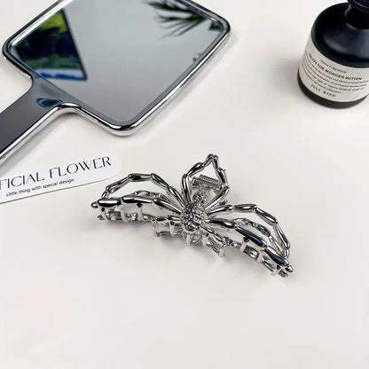 Metal Spider Large Shark Clip Fashion Ponytail Hair Claw